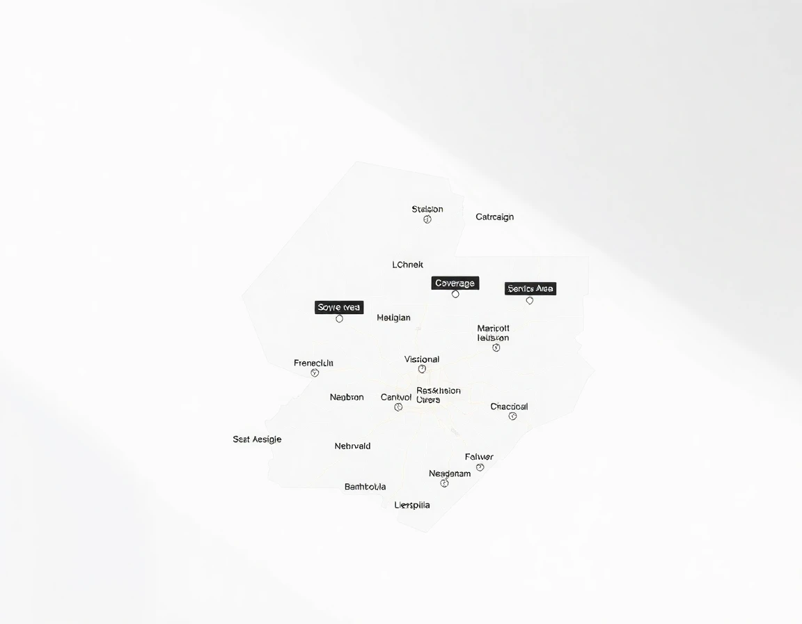 Plumbing Service Areas Map